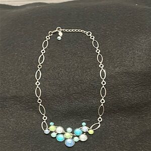 Sousa Blue And Green Beaded Necklace